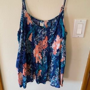 Old Navy Floral Spaghetti-Strap Tank Top